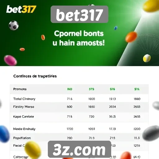 Promoções e bônus disponíveis no bet317